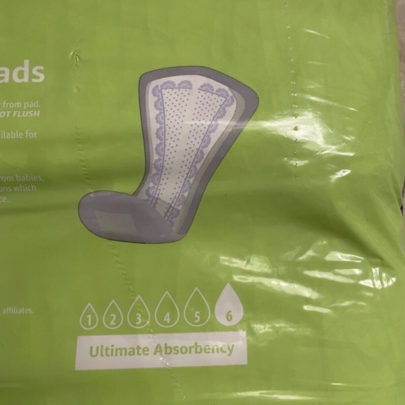Amazon Basics Women's Overnight Bladder Control Pads; Xtra Protection; 30 Count - Picture 8 of 9